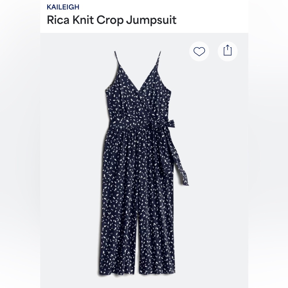 Rica Knit Crop Jumpsuit